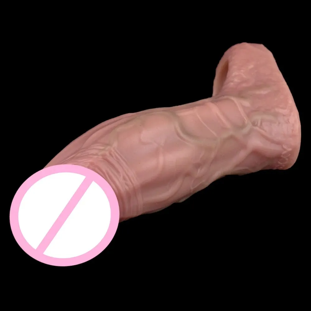 Close Head Realistic Penis Sleeve Szexjátékok férfiaknak Késleltetett magömlés Púshosszabbító Pároknak Sex Pleasure Sexshop — image 4