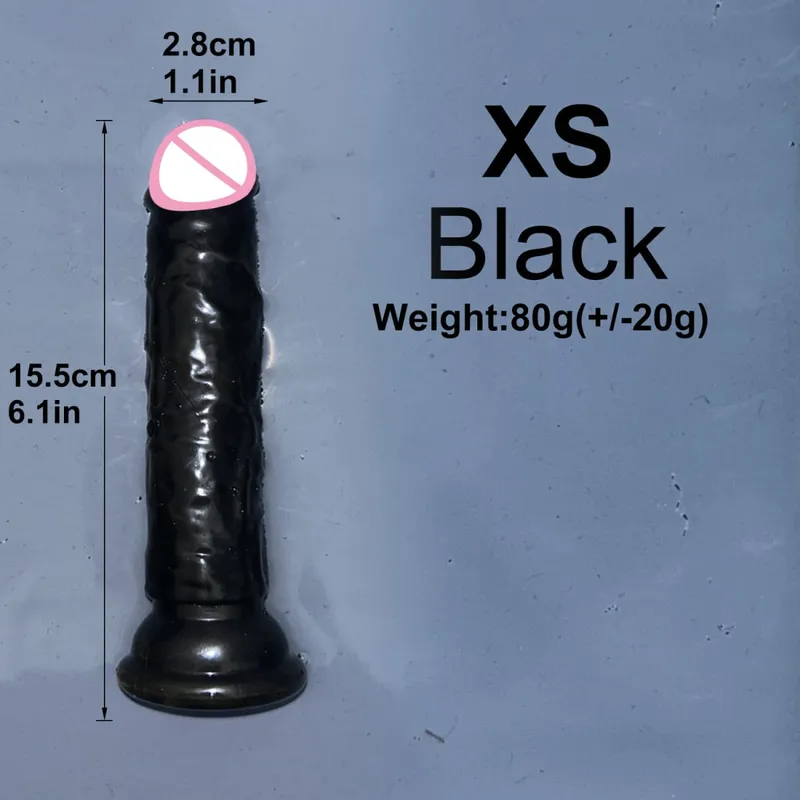 Cheap 5 Colors Small Transparent Dildo Suction Cup Jelly Dick Women Erotic Anal Sex Toys Soft Clitori Vaginal Masturbators Penis — image 27