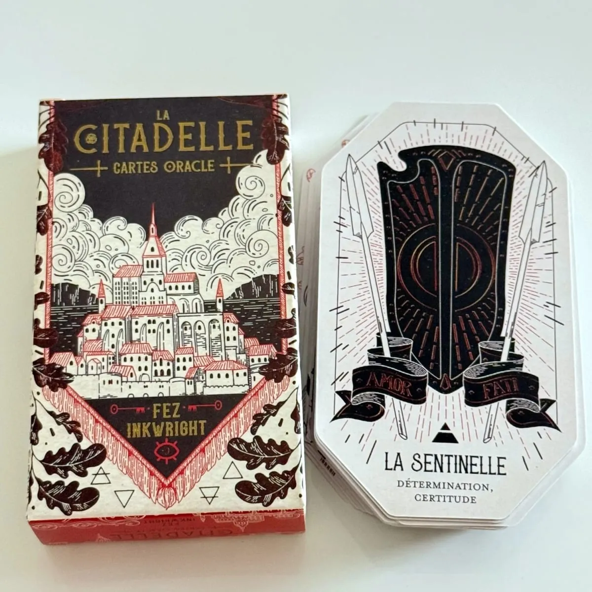 The Citadel A Fantasy Oracle Cards French Version A 60 Deck Board Game Perfect For Spiritual Guidance & Collectors