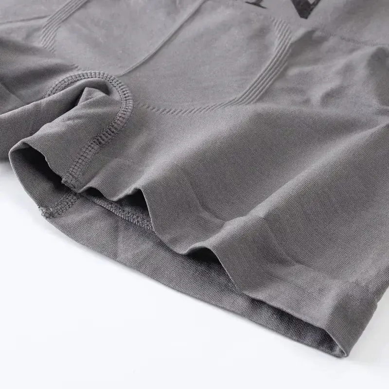 5 Pcs Thin Style Men's High Elastic Plain Color Comfortable Boxer Briefs Panties Breathable Pantyhose — image 7