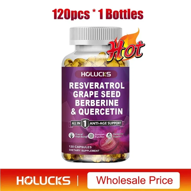 Resveratrol Supplement Boost NAD+ level Anti-Aging Immune Support Improve Metabolic Promote Overall Wellness — image 8