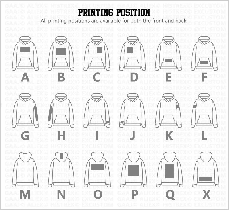 High Quality Custom Hoodie Cotton Sweatshirt Print Embroidery Brand Logo Text Photo Design Men Women Famliy Team Clothing 300g — image 33