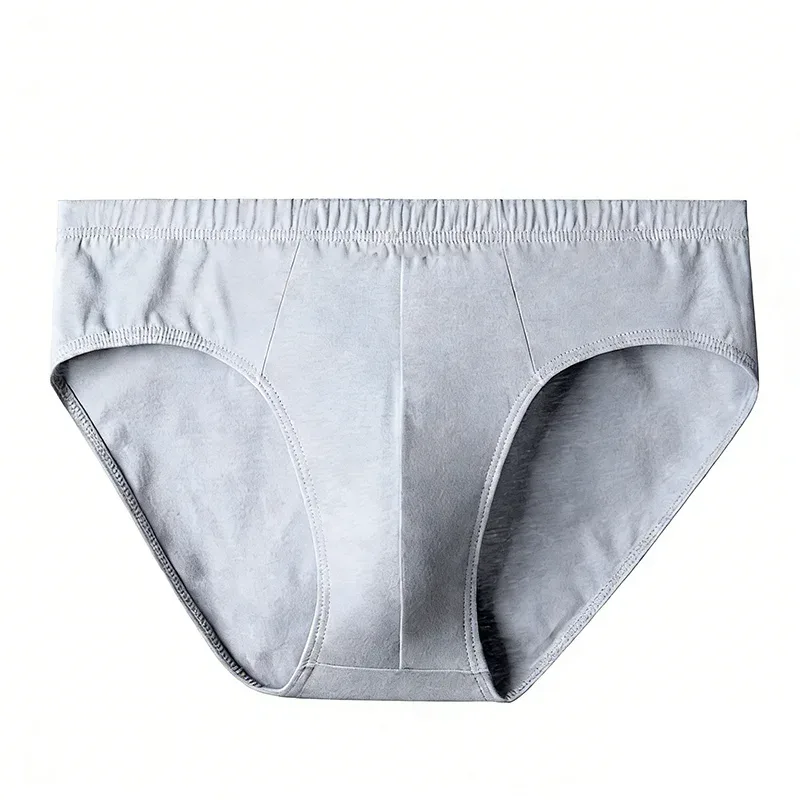 5Pcs Random Color Men's 100% Cotton Breathable Briefs Comfortable Male Underwear Lingerie Sexy Elastic Panties Underpants — image 9