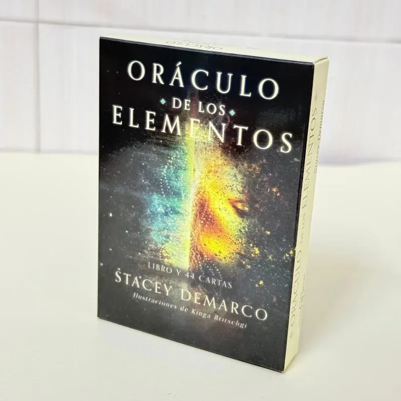ORÁCULO DE LOS ELEMENTOS Oracle Cards 44PCs Spanish Version Fate Divination Board Game Card Games — image 1