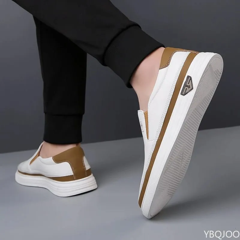 Spring Autumn New Fashionable Men's Shoes Elegant minimalist Casual Comfortable height increasing Men's Shoes — image 6