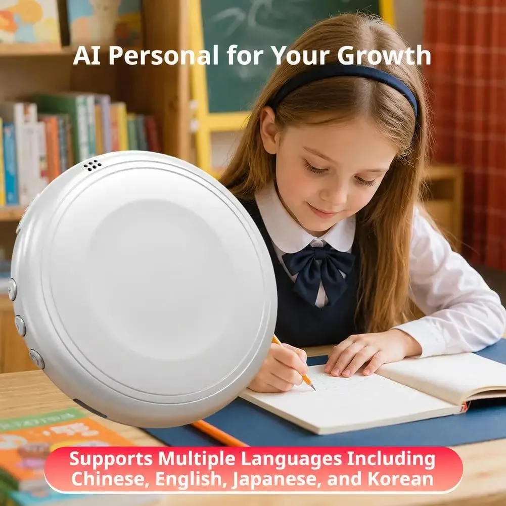 Intelligent Wearable Translator AI Translation Speaker 133 Language Real-time Translation Tourism Learning Tool