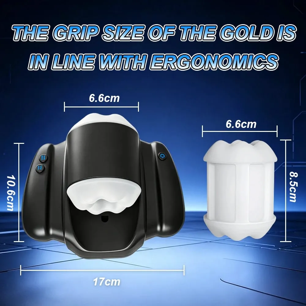 2-in-1 Automatic Thrusting & Vibration Handle Grip with Phone Holder 9 Vibration Modes Adult Toy for Men Masturbator — image 4