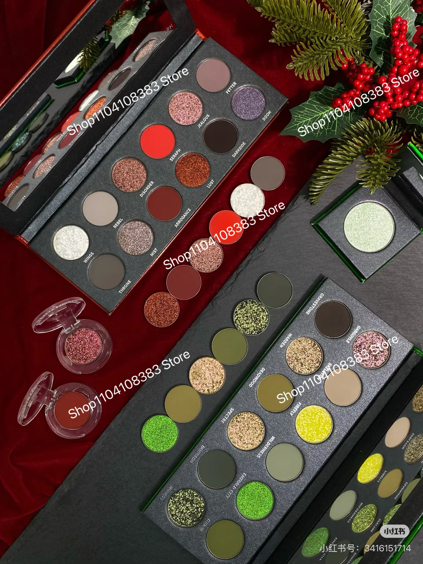 Eye Shadow Disk Chameleon Gothic Eyeshadow Matte Shimmer Soft Smoky Clown High Colors Lasting Eye Makeup — image 4