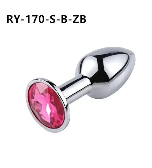 Plugue anal de metal para ânus de cristal, base de joias para jogador iniciante para jogador sênior, 5 tamanhos sm, massagem ponto g, brinquedos sexuais bdsm, 1 peça — image 10