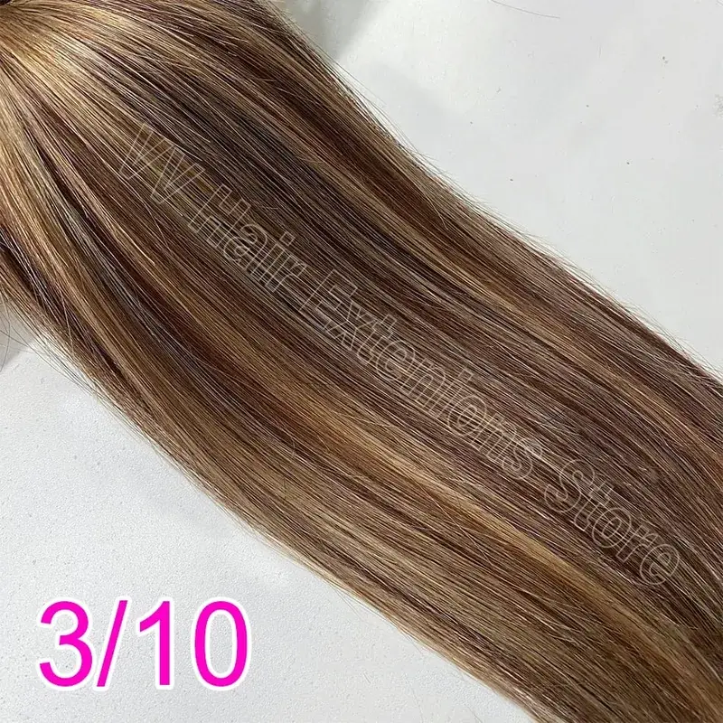 Full Shine Tape In 100% Remy Human Hair Straight Double Sided Blonde Comfortable Silky Natural Tape Ins For Women — image 27
