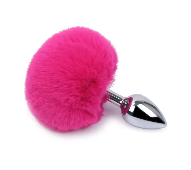 Plush Silicone Rabbit Tail Butt Plug Vibrator Dildo Prostate Massager Sex Toy Men Women Adult Reusable — image 14