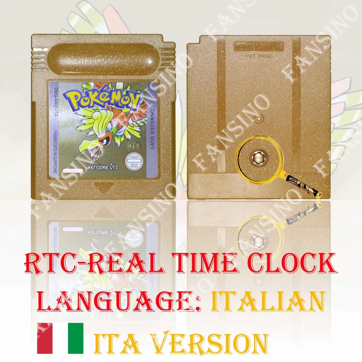 GB/GBC Real Time Clock Pokemon Crystal/Gold/Silver Version Video Game Cartridge with Battery USA/NOE/FRA/ESP/ITA Version — image 22