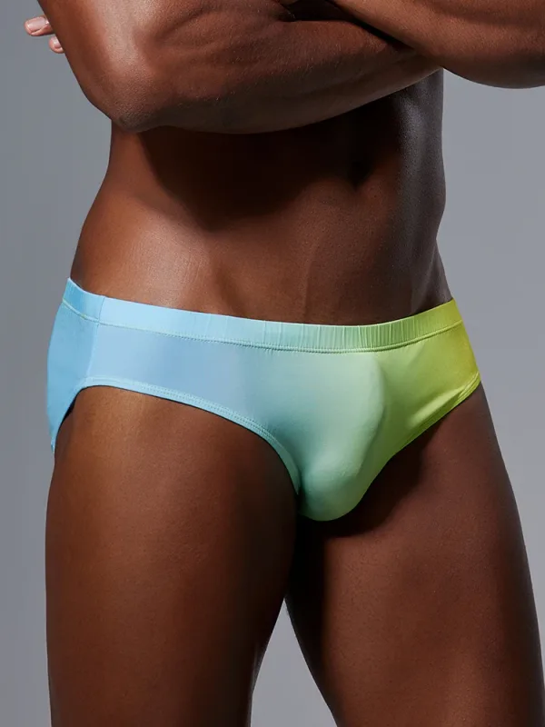 Roupa íntima triangular masculina com design fino de seda gelada, secagem rápida, alta elasticidade, cintura baixa, sexy, ajuste fino, moda jovem — image 16