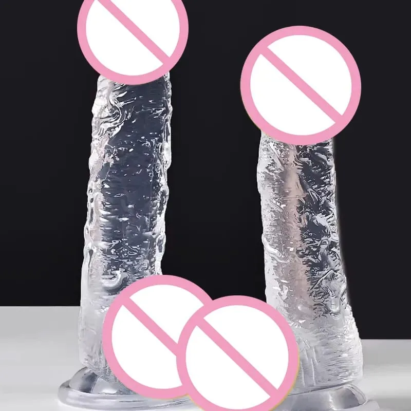 Transparent Realistic Dildo Strong Suction Cup Adult Sex Toys for Women Gay Anal Masturbation Realistic Dick Sex Toys Big Dick18 — image 4