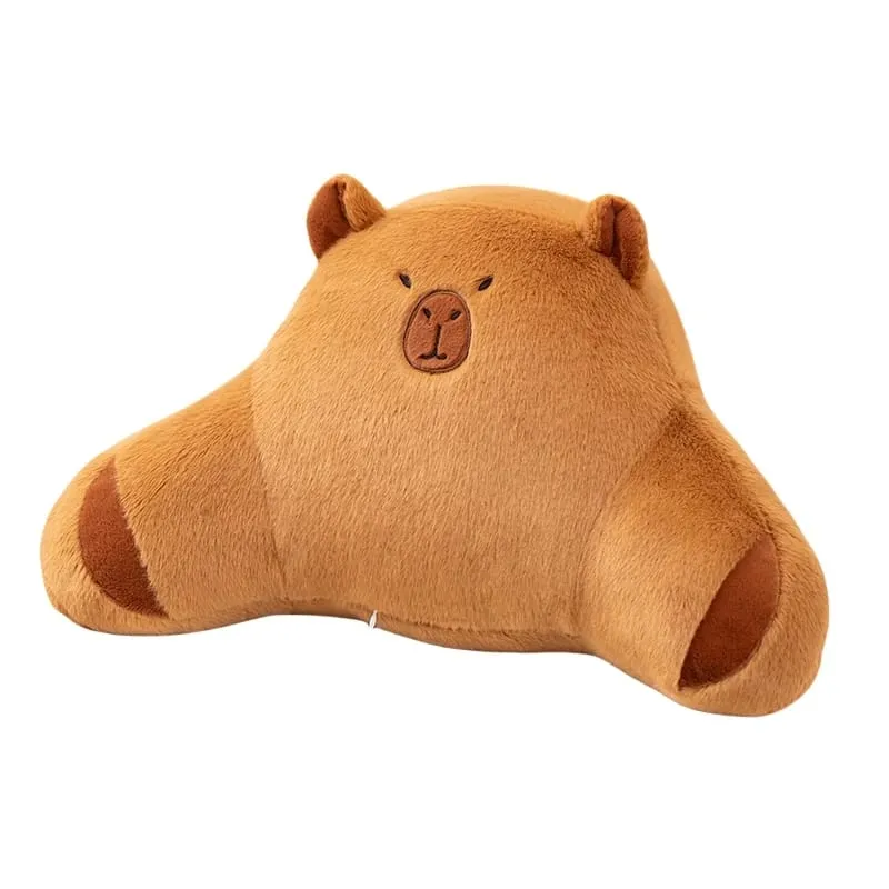 50cm Cute Capybara Cushion Comfortable Car Lumbar Support Pillow Lumbar Backrest Cushion Suitable For Home And Office Use