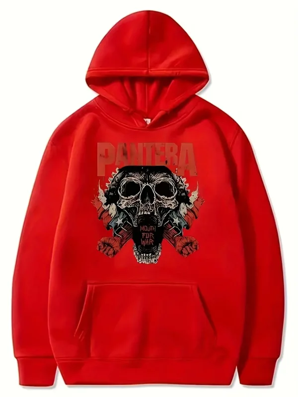 2026WinterNew Hoody PANTERA Band Pullovers COWBOYS FROM HELL Print Hoodies Men Women Vintage Fashion Hip Hop Oversized Swatsirts — image 10