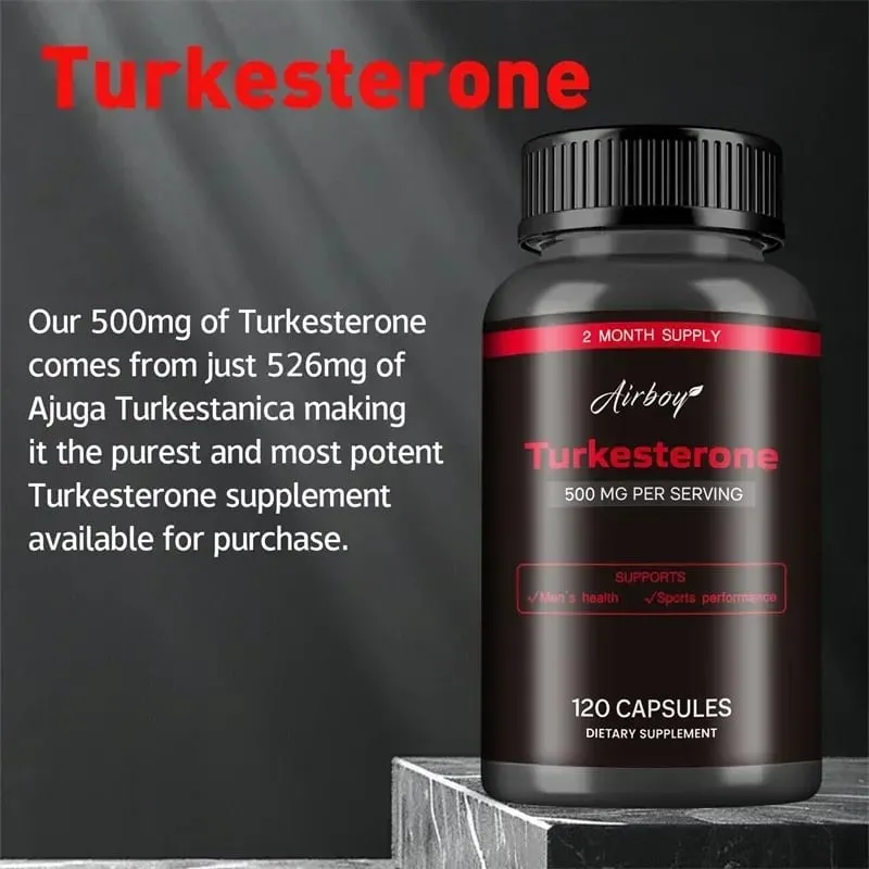 Turkesterone Supplement - Supports Muscle Mass Bone Health & Post-Workout Recovery Maintains Muscle Health — image 4
