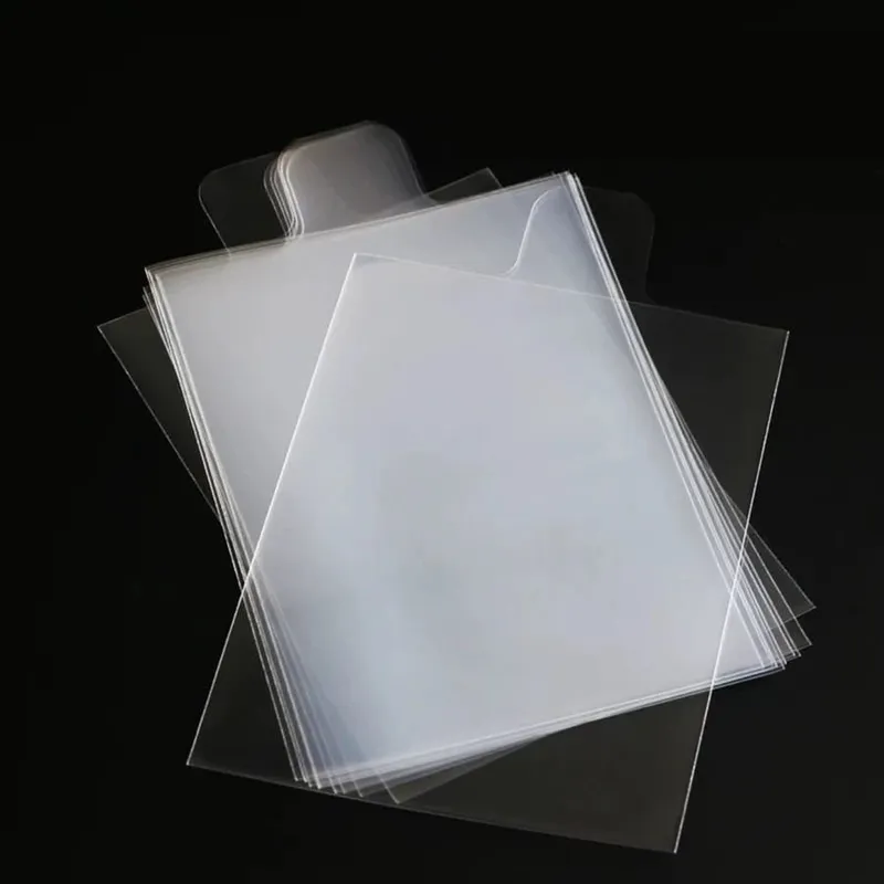 65*90mm 100pcs Bulge Games Card Sleeves For Pokemon Cards Transparent Playing Protector Trading Folder Case Holder Kids Toy Gift