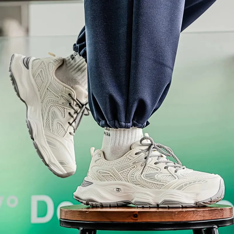 Men's casual sneakers spring summer new breathable soft-sole anti-slip outdoor running shoes fashion students speed sports shoes — image 5