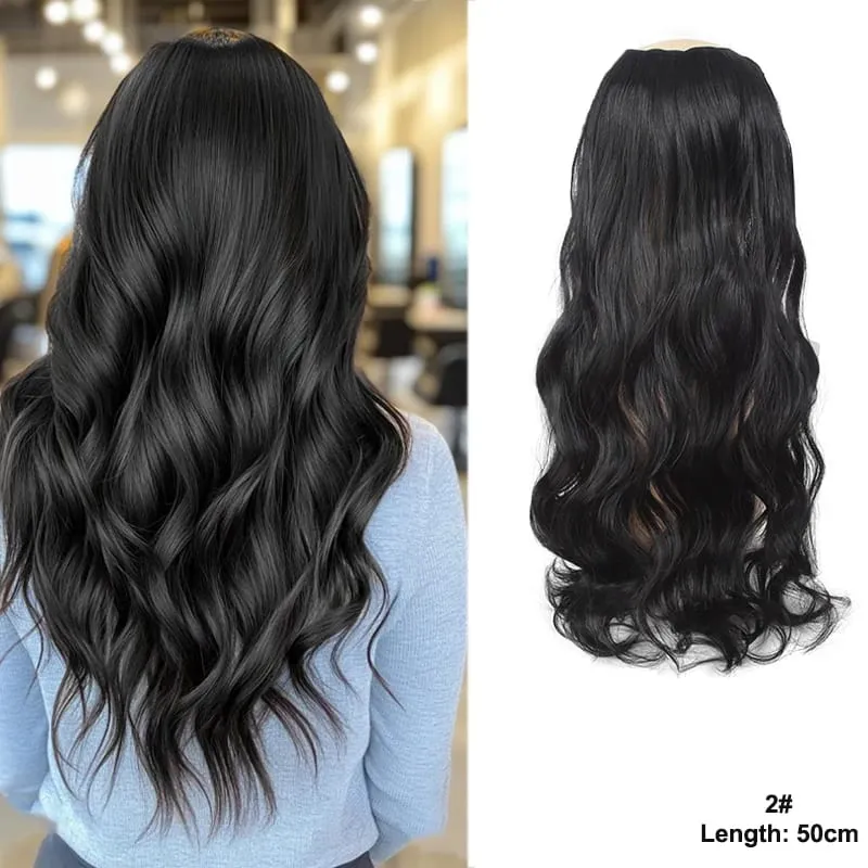 24 inch Long Wavy Hair Clip/Hair Extensions/Wigs/Women's Synthetic Wigs/Parties/Role-Playing/Different Events — image 9