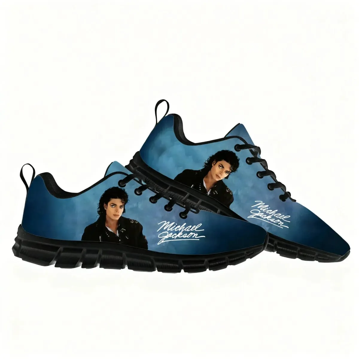 Michael Jackson Dance Singer Sports Shoes Mens Womens Teenager Sneakers Lightweight Casual Hiking Sneaker Custom Built Shoe — image 4