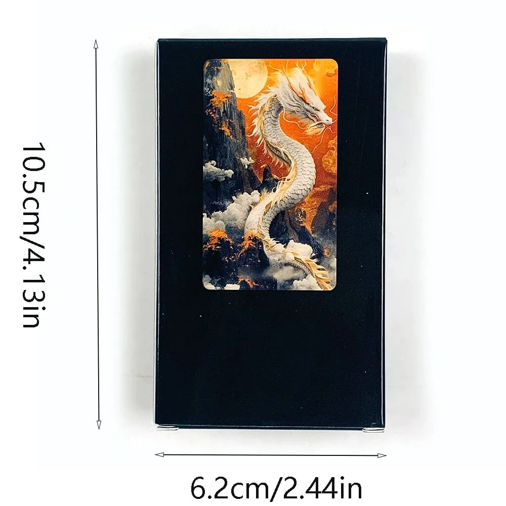 New Oracle Dragon Deck A 64 Divination Cards With Traditional Hexagrams & Mystical Animal Art Spiritual Guidance & Collectors — image 6