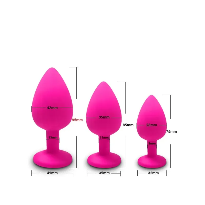 Anal Toy Soft Silicone Anal Plug for Beginner Butt Plug Men Women Gay Couples Anal Prostate Stimulator Adult Masturbator Sex Toy — image 17