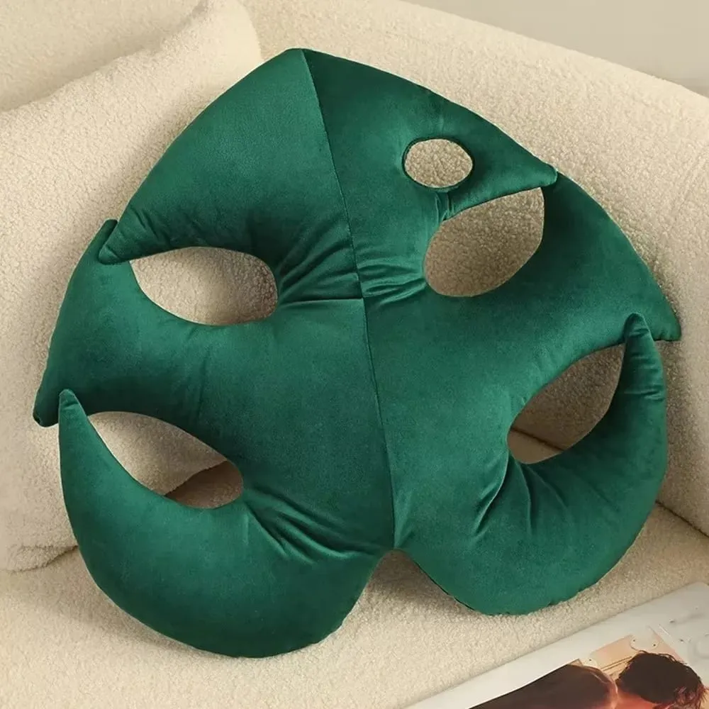 New Cartoon Creative Leaf Back Cushion Home Indoor Decor Adult Pillow Cushion Green Plant Leaf Leaf Cushions