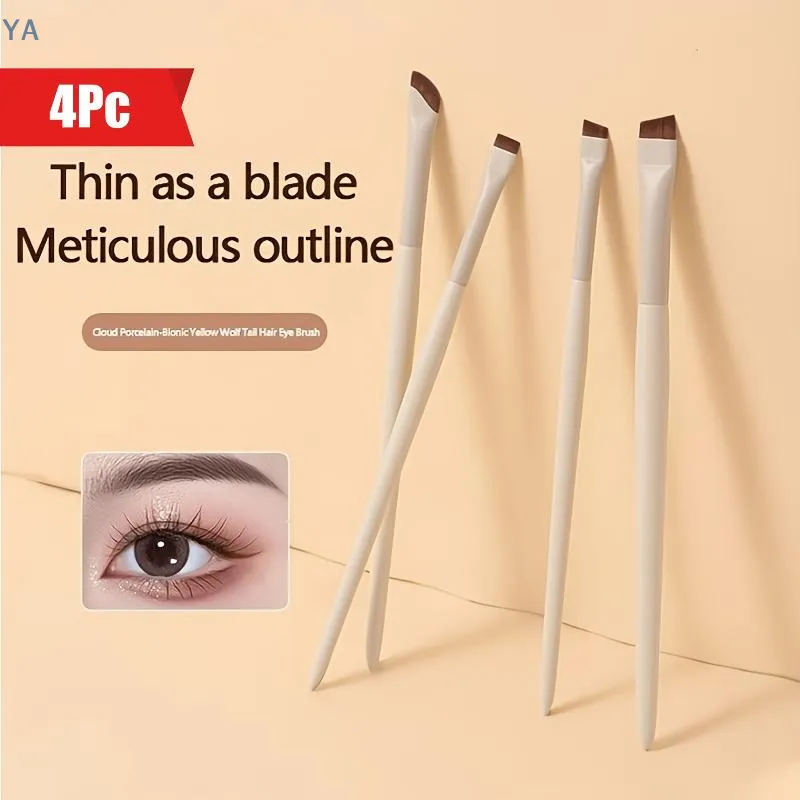 【SA】1/3/7/9 Eye Makeup Brushes Set Blade Eyeliner Brush Oblique Head Ultra-Fine Eyeshadow Brush Detail Brush Suitable For Makeup