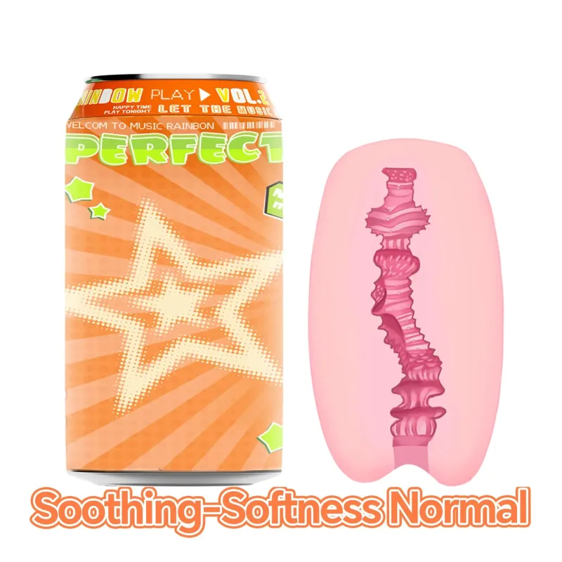 YUU Sex Toys Masculino Escondido Enlatado Copo Masturbação VER.2 Soft STPE Bolso Artificial Buceta Masturbadores para Homens Onahole 7 Cores — image 12