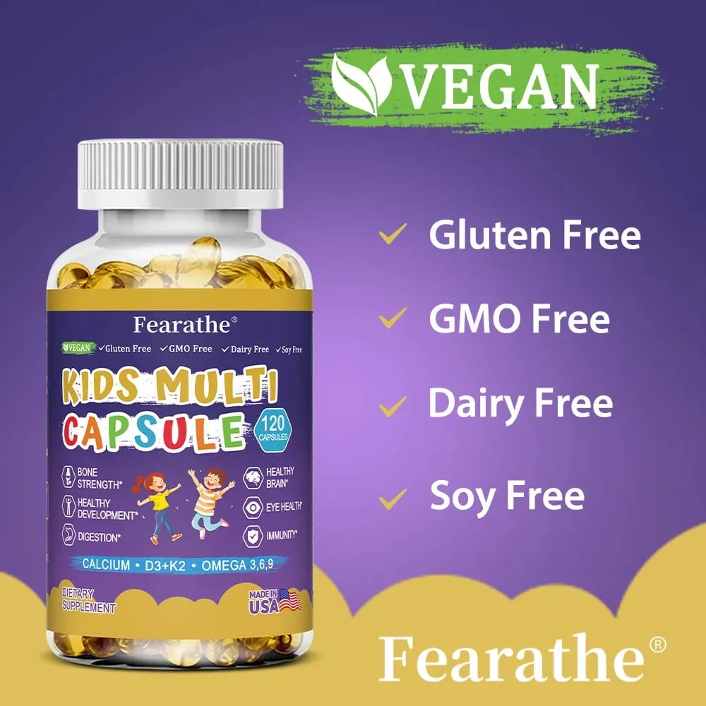 Kids Complete Nutrition Gummies na may Vitamin D3 Zinc at Iodine para sa Immune Support at Growth Support 60 Gummies — image 6