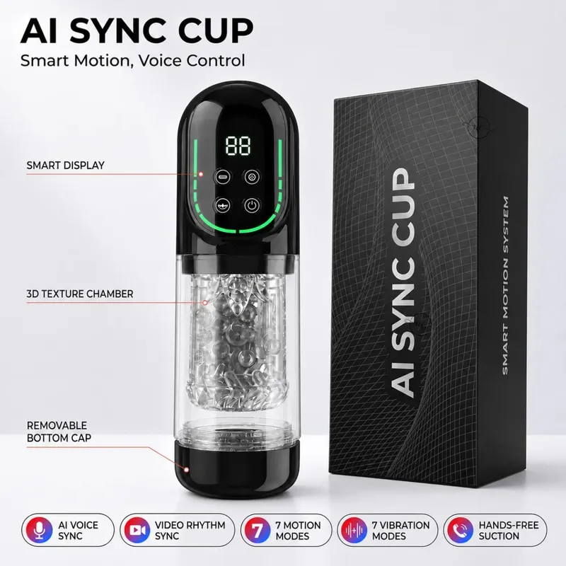 Automatisk sexleksak för män för män Ficka fitta Vakuum Sug Stötkraft Rotation Vibration Realistisk Stroker Cup-enhet