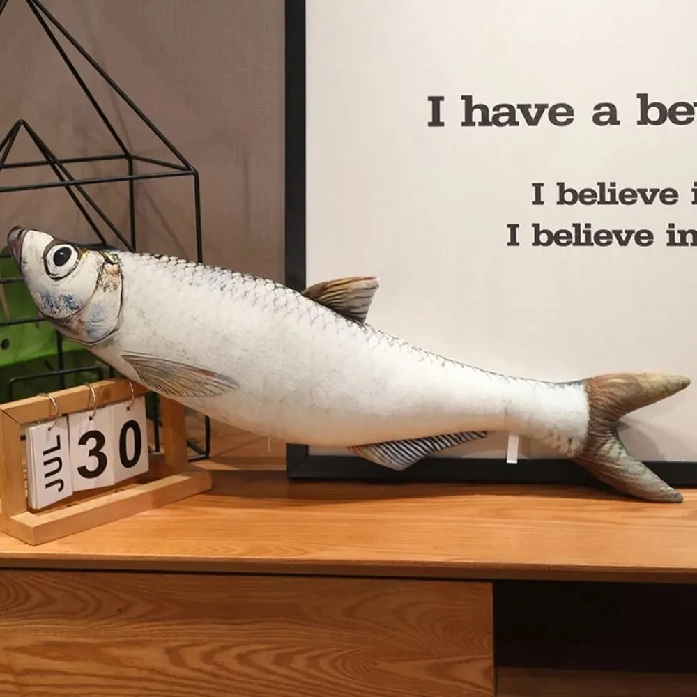 Perch Simulation Fish Plush Pillow Grouper Stuffed Cartoon Fish Plush Toy Lovely PP Cotton Fish Anime Pillow Dolls — image 15