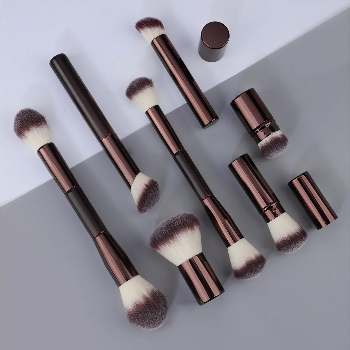 7Pcs Makeup Brushes Set Loose Powder Brush Blush Brush Foundation Brush Makeup Tools — image 1