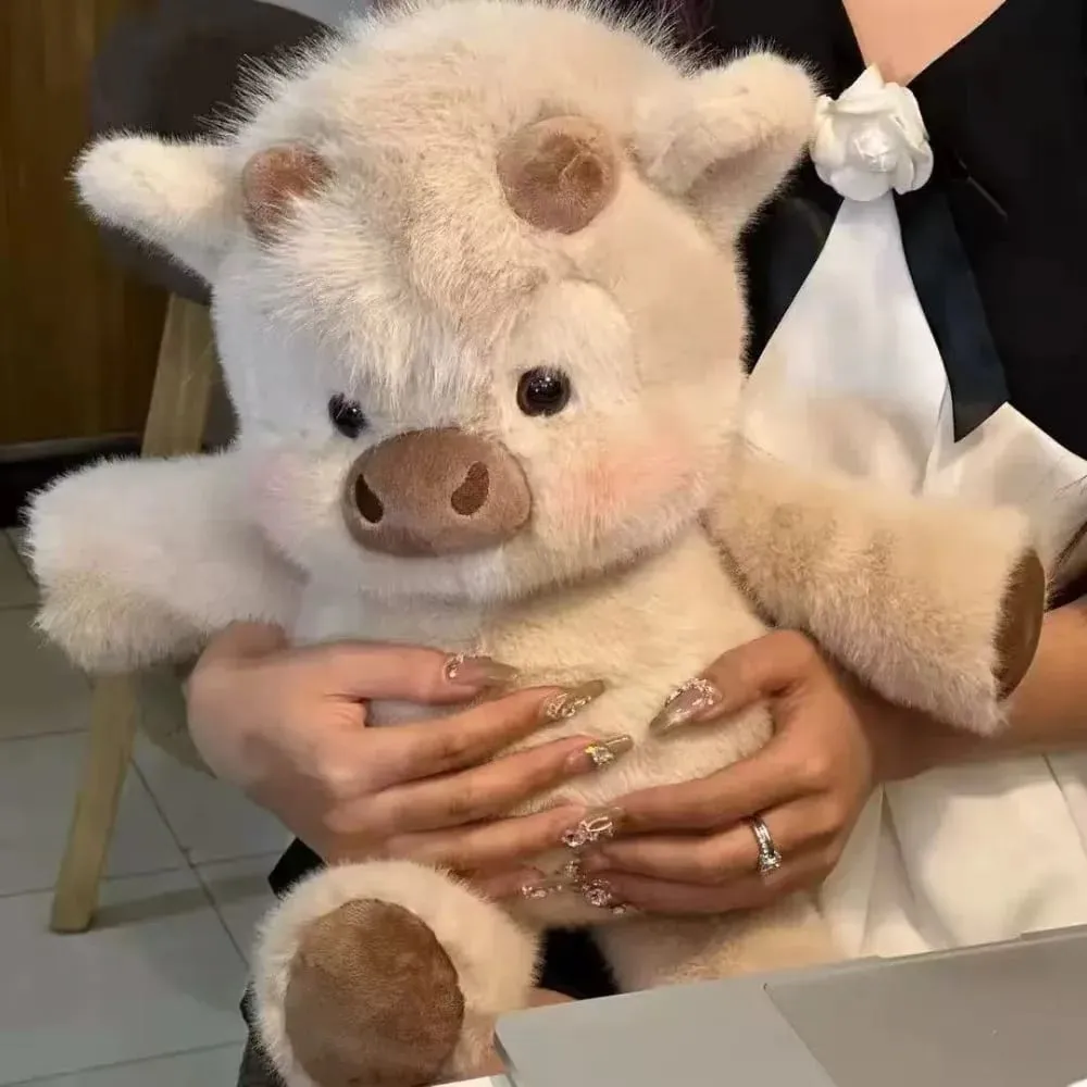 New Design Soft Pig Stuffed Animal Plush Pillow Emotional Support Cute Stuffed Animals Plush 17.7inch Plush Pillow