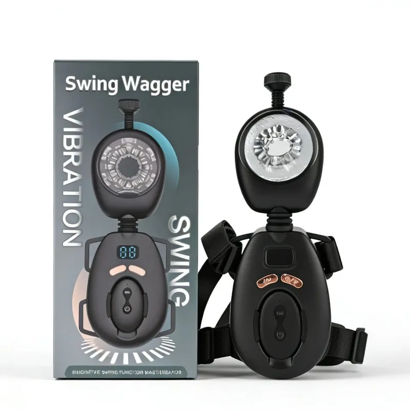 Automatic Swing Male Masturbator Wearable Thrusting Vibrating Masturbator para sa Lalaki Male Stroker Pocket Pussy Adult Sex Toys