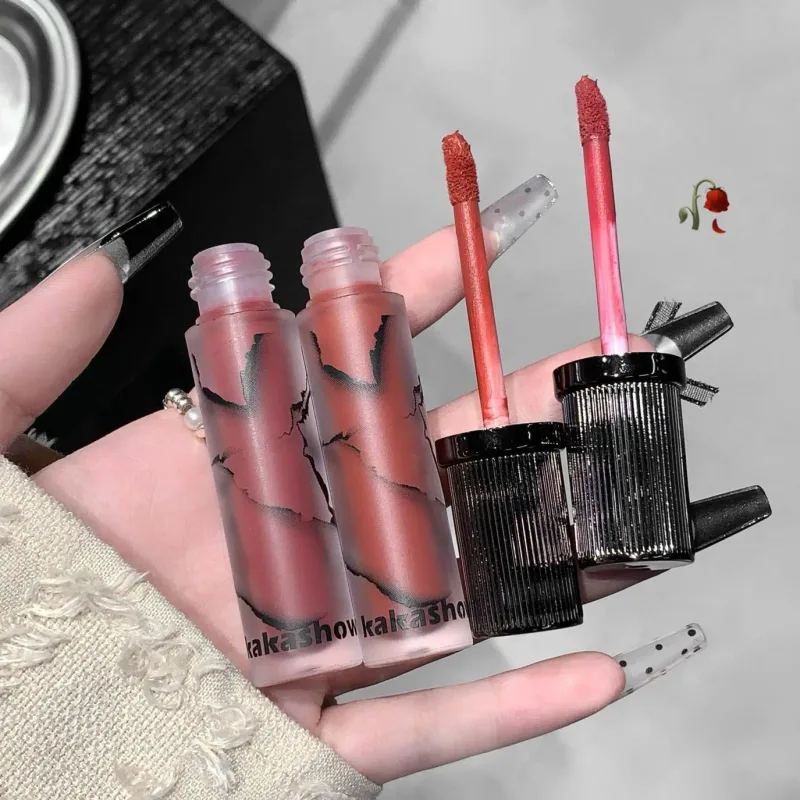 Marmor Matte Lip Mud Velvet Soft Fog Lip Tint Langlebige Antihaft-Cup-Lippenkosmetik — image 7