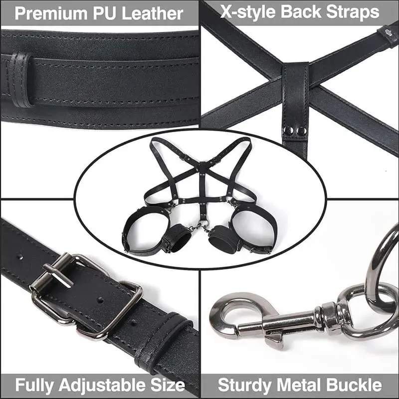 SM Adult Sex Toy Backhand Binding Apertural Plug Anal Hook Pagkaalipin Mga Laruan Bdsm Kit Alipin Pagkaalipin Posas Mag-asawa Bundle Game 18+ — image 2