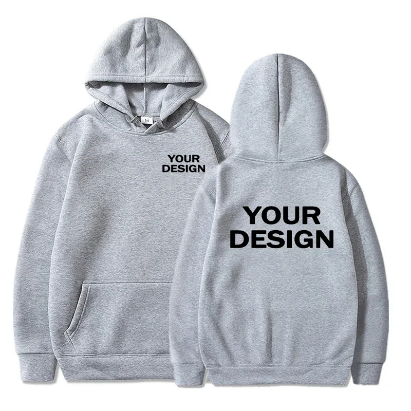 Custom Prints Herr Dam Luvtröjor Lösa fritidskläder Enfärgade Luvtröjor Långärmade Huvtröjor Personlighet Streetwear Sweatshirts — image 9
