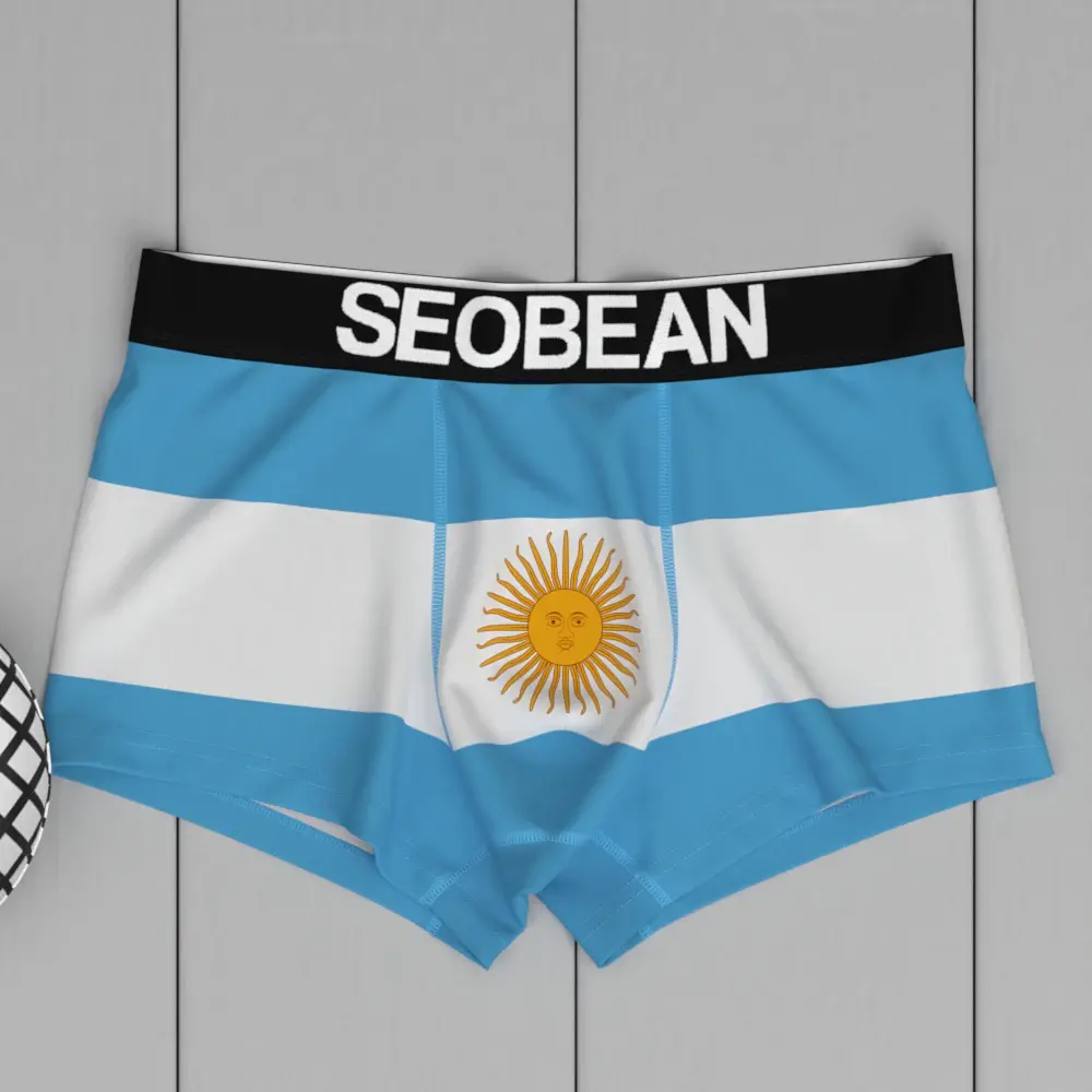 Men's Sexy National Flag Boxer Briefs Underwear New Coming Comfortable Waistband Breathable Fabric — image 10
