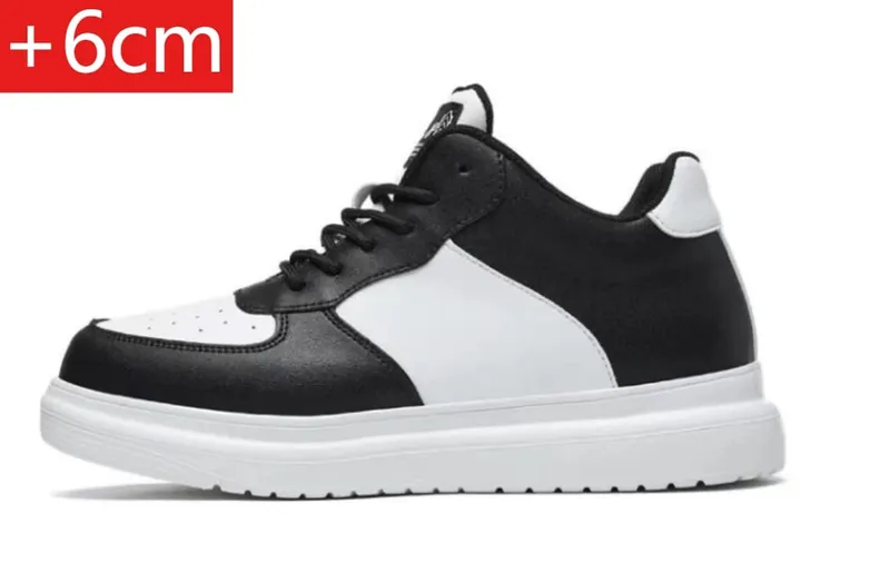New Height Increasing Shoes for Men 10cm Invisible Elevator Sneakers White Leathe Sport Zapatillas De Hombre Big Size 46 — image 10