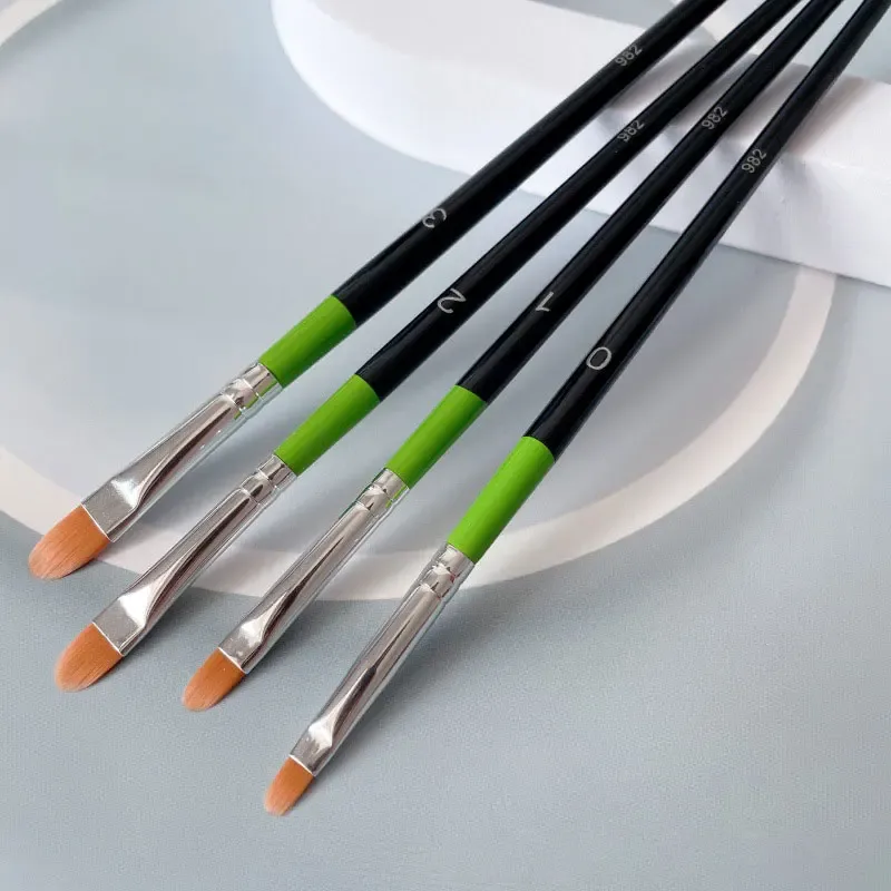 1/4/5pc Foundation Makeup brushes Small Detailed Concealer Make up brush wood handle cosmetic tool — image 4