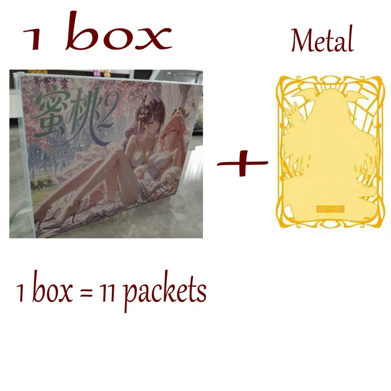 Peach 2 Expansion Pack: Game Collectible Cards Goddess Stories Character Merchandise Anime Cards Gift for Collectors