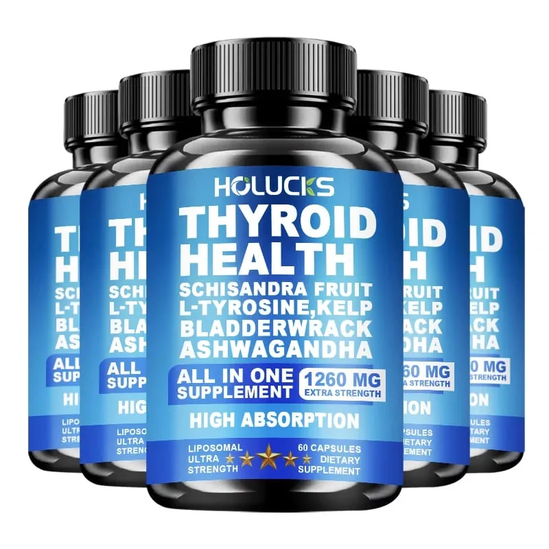 Advanced Thyroid Wellness Capsules with Schisandra Ashwagandha Kelp Improve Metabolism Focus & Whole-body Vitality Immune — image 11
