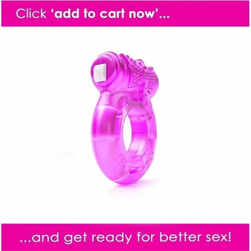 Vibrating Clitoral Stimulator Strong Penis Erect Cock Ring Cage Erection Enhance Sex Ability Product Sex Toys For Men Couple — image 5