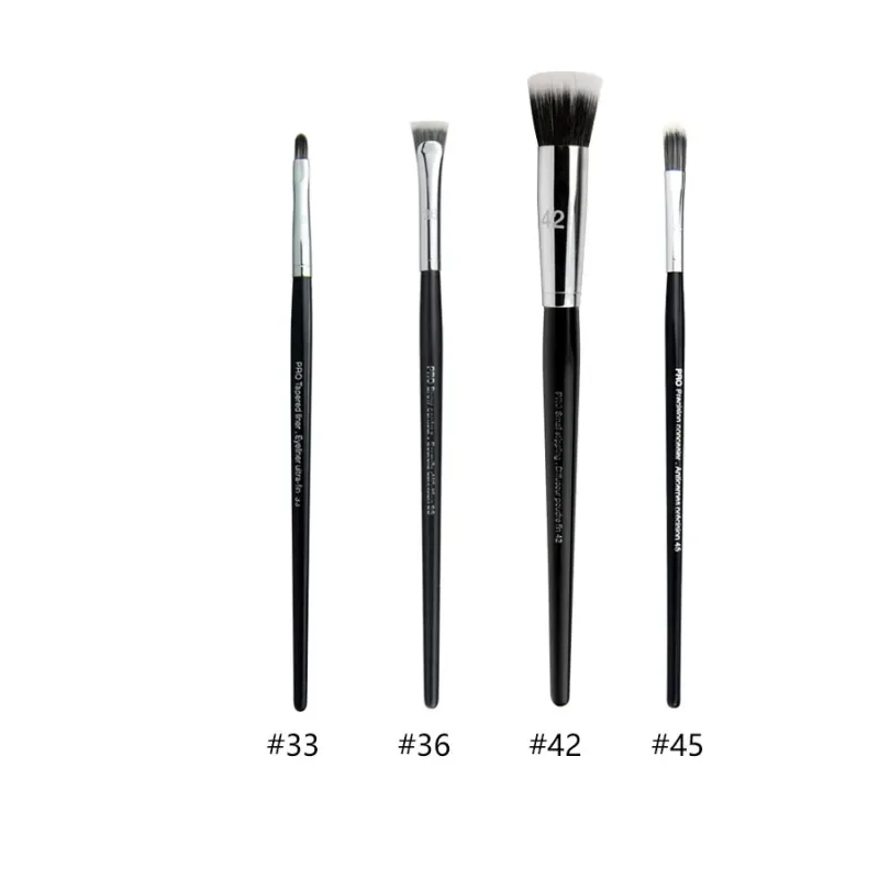 4pcs/set Pro Allover Eye Shadow Makeup Brushes Lip Brow Precision Concealer Blending Domed Crease Smudge Highlight Make Up Brush — image 24