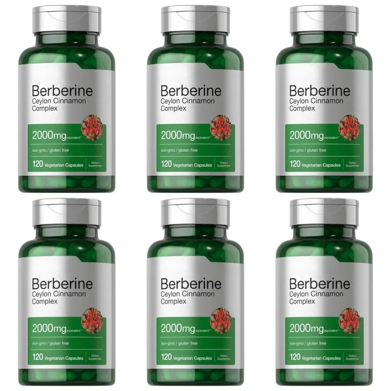 Berberine Ceylon Cinnamon Complex 2000mg Vegetariske Kapsler Ikke-GMO Glutenfri Dagligt Wellness Supplement for Voksne 120 Count — image 12