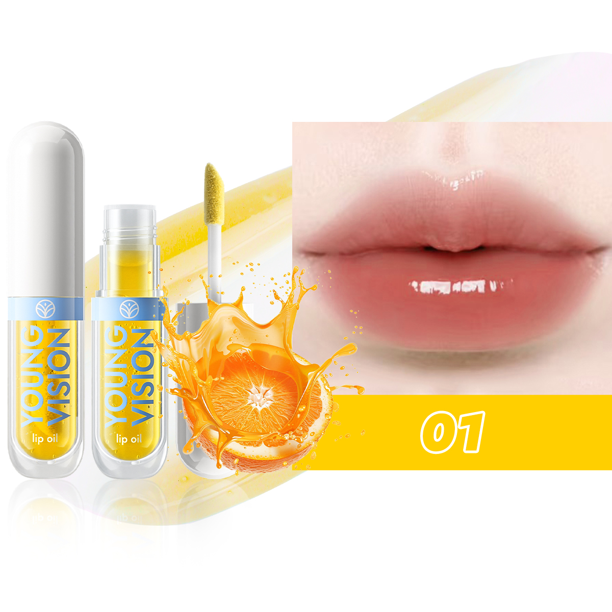 6 Color-Changing Lip Gloss Fruity Scent Moisturizing and Long-Lasting Smooth Hydrating Temperature-Activated Lip tint — image 9
