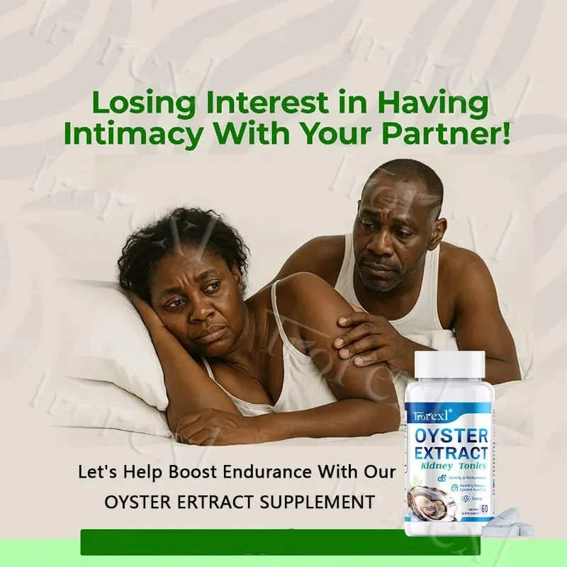 Oyster Extract - Supplement for Men Boosts Performance Supports Vitality Enhancing Extra Strength 60 Tablets — image 3