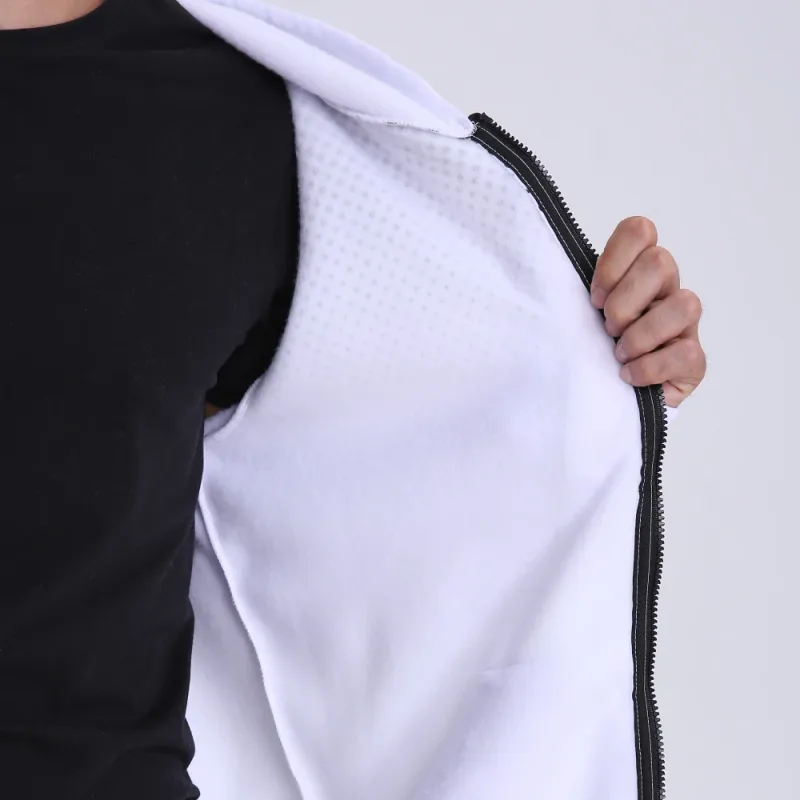 Moletom Com Capuz Masculino Com Zíper Bolso Polka Pot Impressão Moletom Com Capuz Esporte Ao Ar Livre Casual Slim Fit Homens Primavera AutumnZipper Moletom Com Capuz — image 3